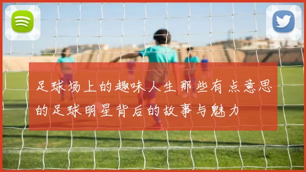 足球场上的趣味人生那些有点意思的足球明星背后的故事与魅力